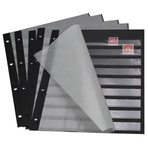 Safe Compact Classic, 4 ring Postage stamp insert sheets black