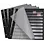 Compact A4, Classic - Insteekalbum (4 rings) zonder inhoud - Zwart - afm: 270x315x68 mm.