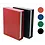 Luxus, Slipcase for Stock albums with 60-64 pages - Wine red - dim: 240 x 320 x 65