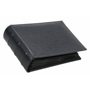 Classic, Album (bound) for Postcards (195 x 130 mm.) with 50 sheets - Black - dim: 215 x 150 x 58 mm.