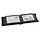 Classic, Album (bound) for Postcards (195 x 130 mm.) with 50 sheets - Black - dim: 215 x 150 x 58 mm.