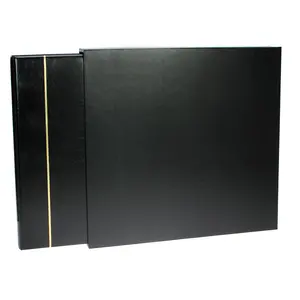 Mega A4+, Slipcase - Bordeau x Red - dim: inside: 380 x 340 x 45 mm.