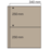 Jumbo A3+, Sheets (4 rings) 2 compartments (340 x 250 mm.) Transp/w. sandcolored foil for double-sided use - dim: 360 x 510 mm.