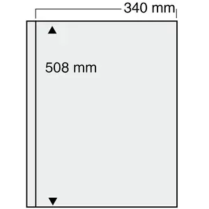 JUMBO A3+, Inlay sheets - White - dim: 335 x 504 mm.