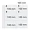 Maxi A4+, Sheets (4 rings) 6 compartments (150 x 100 mm.) Transp/w. black foil for double-sided use - dim: 350 x 335 mm.