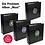 Premium Maxi, Album (4 rings) for Coins - without content - Black - dim: 235 x 265 x 70 mm.