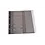 Premium, Album (4 rings) for Coins - incl. 4 sheets and Black separation sheets - Black - dim: 235 x 265 x 45 mm.