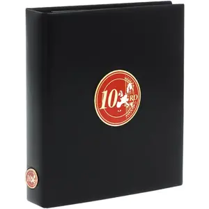 Premium, Blätter (4 Ringe) für 10 Euro-Münzsätze - 2006/08 Blatt 3 - Transp. inkl. rotem Vordruckblatt - Abm: 205 x 255 mm.