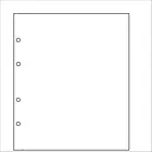 Safe, Feuilles de séparation - modèle: Premium (4 anneaux) Blanc - dim: 210x255 mm. ■ par 5 pcs.