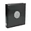 Premium, Album (4 rings) voor 5 D.D.R. Marken - incl. 4 bladen en groene voordrukbladen - Zwart - afm: 235 x 265 x 45 mm.