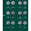 Premium, Album (4 rings) voor 10 D.D.R. Marken - incl. 4 bladen en groene voordrukbladen - Zwart - afm: 235 x 265 x 45 mm.