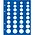 Safe, TOPset, Bladen (4 rings)  Euromunten sets in capsules (4 sets)  Transp/blauw achtergrondblad - afm: 185x230 mm. ■ per st.