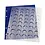 TOPset, Sheets (4 rings) Euro coin sets without capsules (5 sets) Transp/blue background sheet - dim: 185 x 230 mm.