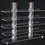 Acrylic, Presentation Etagere with 5 levels - Transparent - dim: 700 x 160 x 570mm.