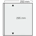 Safe, GARANT Blätter (14 Ringe) Transparent - 1er einteillung (250x295) Transparent - Abm: 270x297 mm. ■ pro 5 Stk.