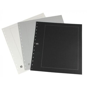 Blanc sheets, with borderline print - Sheet color: Black and Gold print (14 Rings)