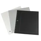 Safe, Blank sheets, with borderline print (14 rings) Black - dim: 270x297 mm. ■ per 10 pcs.