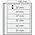 Insert sheets, Champagne - 6 compartments horizontal - SAFE, Dual - 14 Rings - Pocket dim: 190x37 mm. ■ per piece.