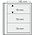Insert sheets, Champagne - 3 compartments horizontal - SAFE, Dual - 14 Rings - Pocket dim: 190x78 mm. ■ per piece.