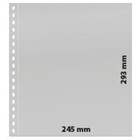 blad Feuilles de pochettes - 1 compartiment(s): 245 x 293 mm - Omnia (01) - Noir - 18 Anneaux ■ par pc.