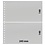 Insert sheets - 2 compartment(s): 245 x 140 mm - Omnia (010P) - White - 18 Rings