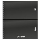 blad Feuilles de pochettes - 2 compartiment(s): 245 x 140 mm - Omnia (010) - Blanc - 18 Anneaux ■ par pc.