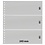 Insteekbladen - 3 vaks indeling: 245 x 91 mm - Omnia (011P) -  - Wit - 18 Rings