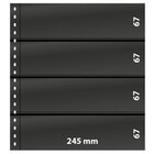 blad Feuilles de pochettes - 4 compartiment(s): 245 x 67 mm - Omnia (012) - Blanc - 18 Anneaux ■ par pc.