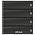 Insteekblad - 4 vaks indeling: 245 x 67 mm - Omnia (012) - Wit - 18 Rings ■ per stuk