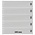 Lindner, OMNIA Blätter (18 Ringe) 5er einteillung (245x52) Weiß - Abm: 272x296 mm. ■ pro 10 Stk.