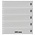 Insert sheets - 5 compartment(s): 245 x 52 mm - Omnia (05) - Black - 18 Rings ■ per pc.