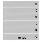 Feuilles de pochettes - 6 compartiment(s): 245 x 43 mm - Omnia (06) - Noir - 18 Anneaux ■ par pc.