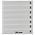 Insteekblad - 7 vaks indeling: 245 x 34 mm - Omnia (015) - Wit - 18 Rings ■ per stuk