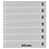 Insteekblad - 7 vaks indeling: 245 x 34 mm - Omnia (015) -  - Wit - 18 Rings