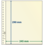 Insteekblad - 1 vaks indeling: 245 x 290 mm - T-Blanco (802106) -  - Champagne - 18 Rings
