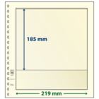 Lindner, T-Blank sheets (18 rings) 1 compartment (219x185) Champagne - dim: 272x296 mm. ■ per  pc.