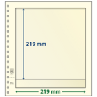 blad Feuilles de pochettes - 1 compartiment(s): 219 x 219 mm - T-Blanco (802110) - Champagne - 18 Anneaux ■ par pc.