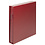 Album Standard (1102Y), incl. boite de protection et sans feuilles - Rouge vin - 18 Anneaux - Dim: 305 x 317 x 50 mm