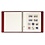 Album Standard (1102Y), incl. boite de protection et sans feuilles - Rouge vin - 18 Anneaux - Dim: 305 x 317 x 50 mm
