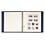 Album Standard (1102Y), incl. slipcase and without sheets - Blue - 18 Rings - Dim: 305 x 317 x 50 mm