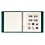 Album Standard (1102Y), incl. slipcase and without sheets - Green - 18 Rings - Dim: 305 x 317 x 50 mm