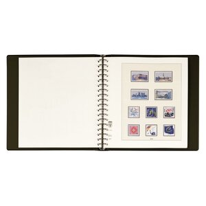 Album Standard (1102Y), incl. slipcase and without sheets - Black - 18 Rings - Dim: 305 x 317 x 50 mm