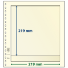 Lindner, T-Blank sheets (18 rings) 1 compartment (219x219) Champagne - dim: 272x296 mm. ■ per 10 pc.