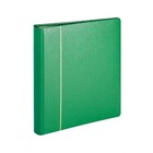 Lindner, ELGEGANT-LEDER, Album (18 rings) excl. content and without slipcase - Green - dim: 305x317x50 mm. ■ per  pc.