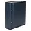 Compact A5, Album (4 Ringe) ohne Inhalt - Blau - Abm: 230 x 250 x 80 mm.