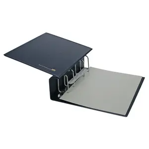 Compact A5, Album (4 Ringe) ohne Inhalt - Blau - Abm: 230 x 250 x 80 mm.