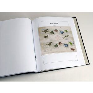 Supplement year: 2023 - Belgium - sheets for Miniature-sheets (1d), nr's: 2023-V1-V9 (9 pcs.) - Davo, DeLuxe preprint sheets