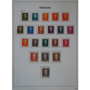 Collection Netherlands in Davo de luxe album part II, years 1945 till 1969