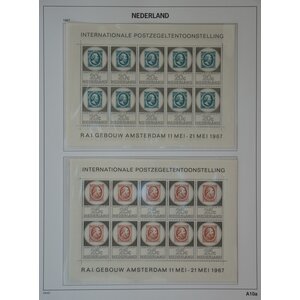 Collection Netherlands in Davo de luxe album part II, years 1945 till 1969