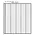 Insert sheets, Black - 5 compartments vertical - SAFE, Garant - 14 Rings - Pocket dim: 48x295 mm. ■ per 5 piecess.